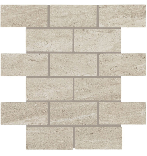 Core Fundamentals Advantage Ceramic Distressed Beige LS41 Mosaic Matte 1