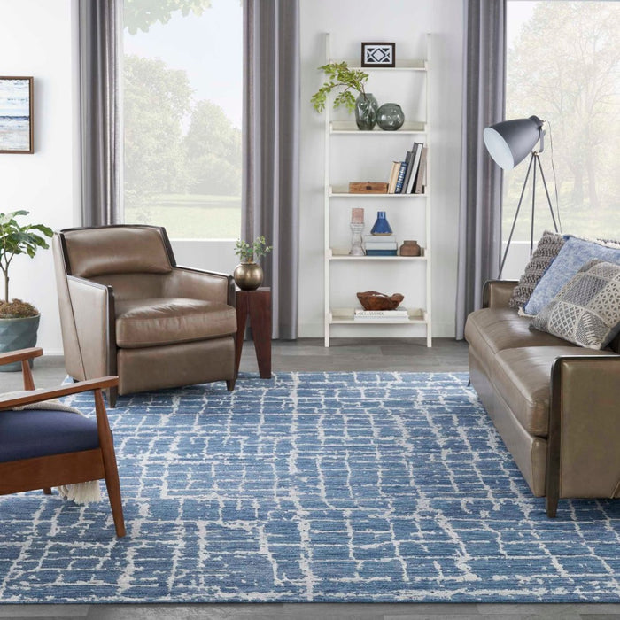 Luna Wool Blend Blue Silver 