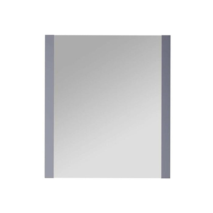 Volez Dark Grey Glass Bathroom Mirror