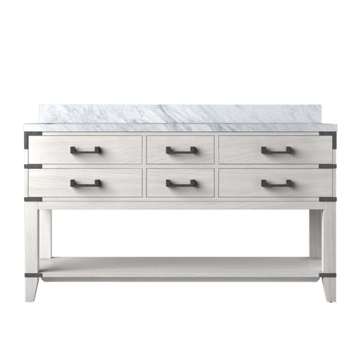 Norwalk White Oak Wood Bathroom Vanity