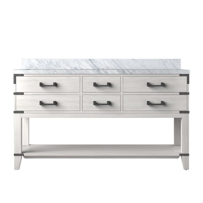 Norwalk White Oak Wood Bathroom Vanity