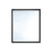Ziva White Glass Bathroom Mirror