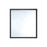 Ziva White Glass Bathroom Mirror