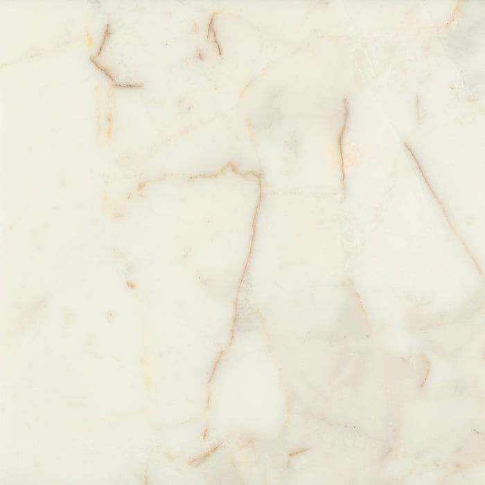 Full Tile Sample - Lady White Marble Tile - 24" x 24" x 1/2" Polished