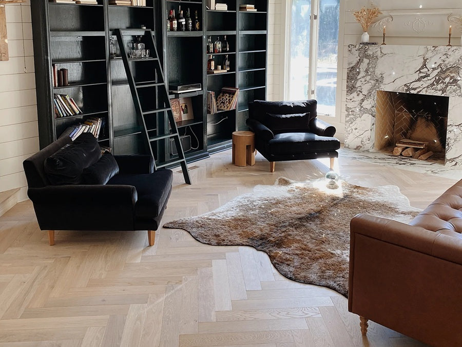 Lago Wood Devero Herringbone Engineered Hardwood Urethane 4