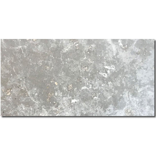 Lagos Blue Brushed Limestone Tile - 18" x 36" x 5/8"