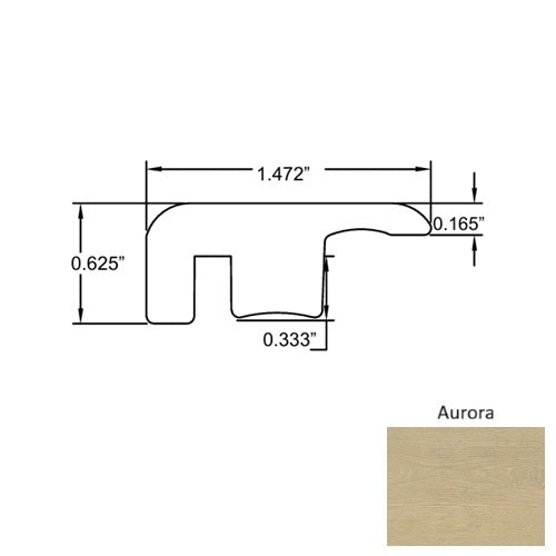 Lakeshore Wood Aurora End Cap Embossed 1