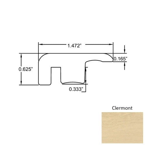 Lakeshore Wood Clermont End Cap Embossed 1