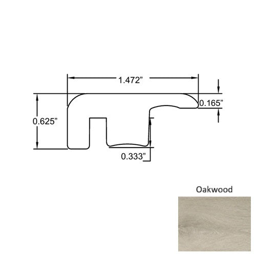 Lakeshore Wood Oakwood End Cap Embossed 1