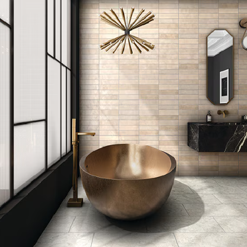 Marazzi Zellige Neo ZL07 Lana Glossy Ceramic Tile — Stone & Tile Marazzi Zellige Neo ZL07 Lana Glossy Ceramic Tile — Stone & Tile