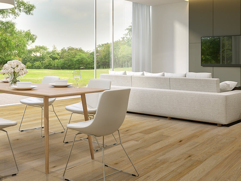 European White Oak Hardwood Lancet Engineered Hardwood Ultra Matte Polyurethane 2