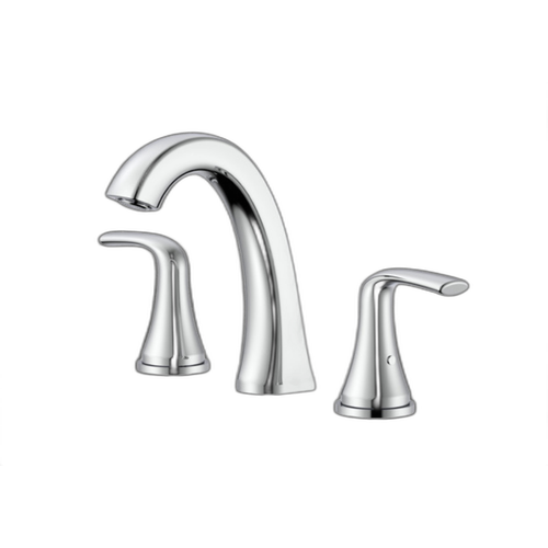 Lena Chrome Chrome Bathroom Faucet Chrome 1