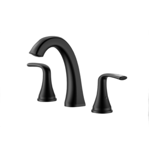 Lena Matte Black Matte Black Bathroom Faucet Matte Black 1