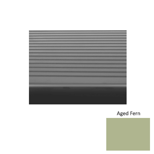 Rubber Aged Fern 663 Stair Tread Ribbed 1
