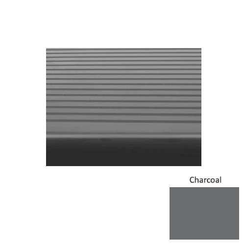 Rubber Charcoal 123 Stair Tread Ribbed 1