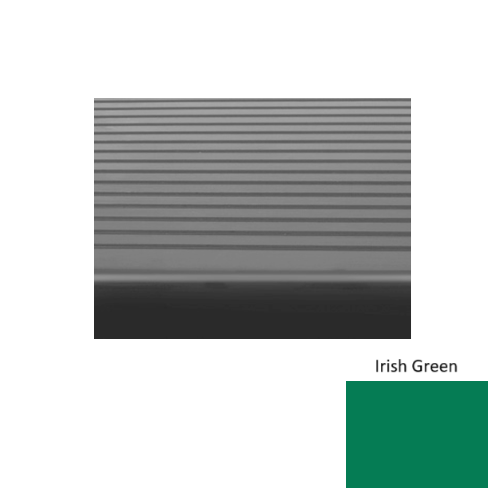 Roppe Irish Green Ribbed Rubber 1