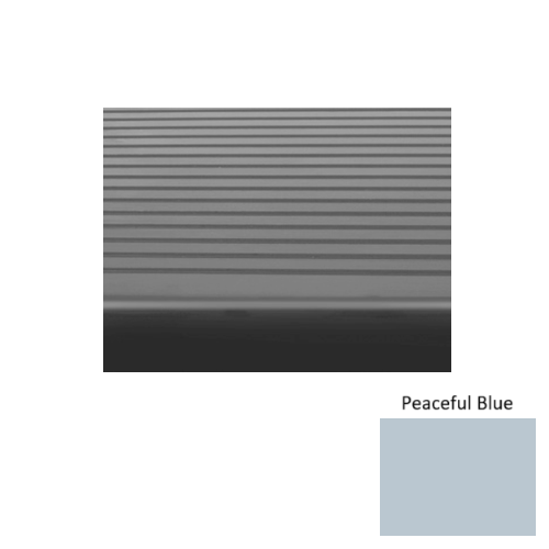 Rubber Peaceful Blue 655 Stair Tread Ribbed 1