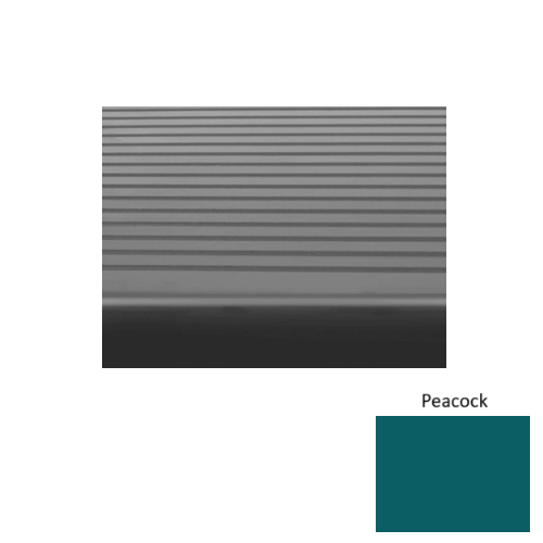 Roppe Peacock Ribbed Rubber 1