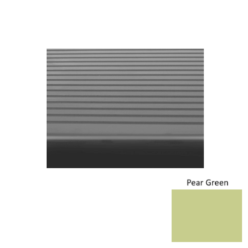Rubber Pear Green 648 Stair Tread Ribbed 1