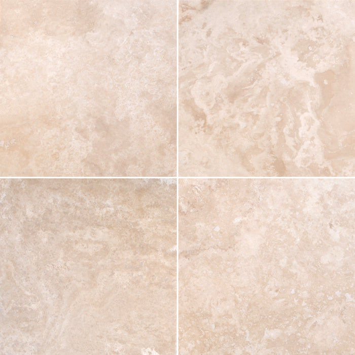 Turco Classico Cross Cut Travertine Unfilled & Brushed Tile