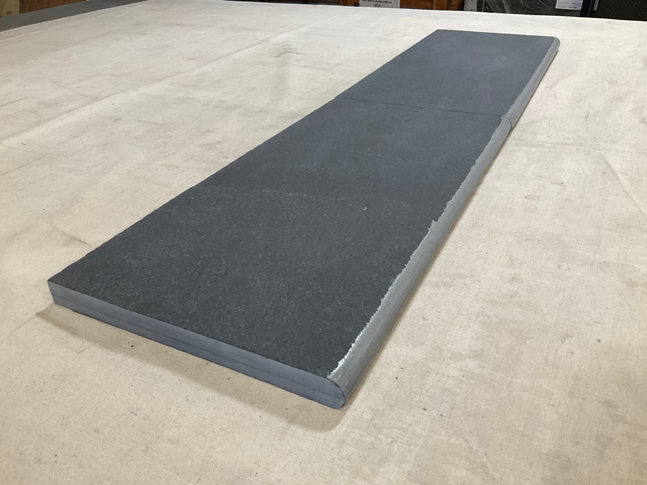 Indian Black Limestone Bullnose Coping Natural Cleft 2