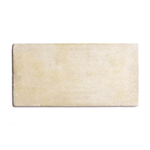 Full Tile Sample - Limestone Buff Honed Limestone Tile - 12" x 24" x 3/4" Matte
