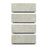 Full Tile Sample - Limestone Monument Bush Hammered Limestone Tile - 4" x 12" x 3/4" Matte