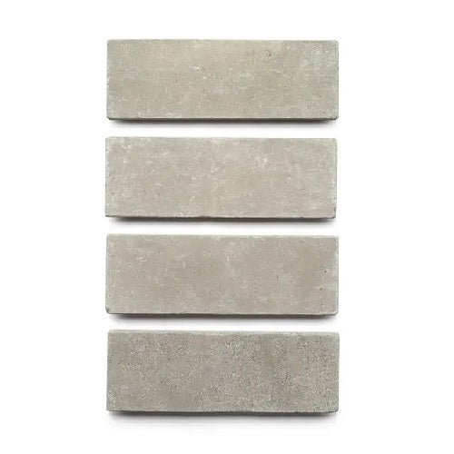Full Tile Sample - Limestone MonumentHoned Limestone Tile - 4" x 12" x 3/4" Matte