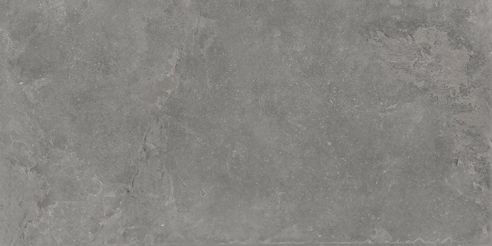 Full Tile Sample - Lith Heirloom Blue Porcelain Tile - 24" x 48" x 8 MM Chiseled