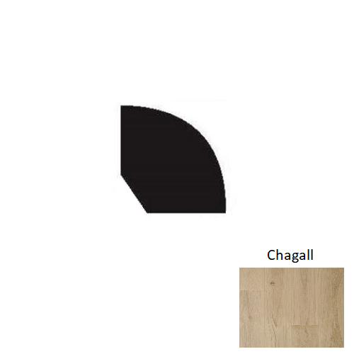 Louvre Wood Chagall Quarter Round Wire Brushed 1