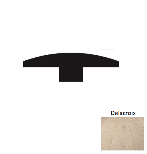 Louvre Wood Delacroix T Molding Wire Brushed 1