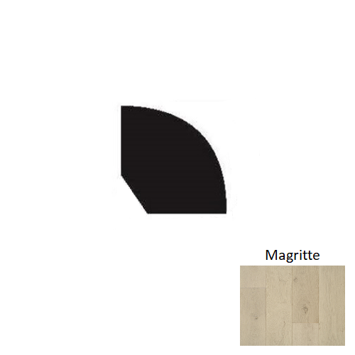 Louvre Wood Magritte Quarter Round Wire Brushed 1
