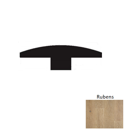 Louvre Wood Rubens T Molding Wire Brushed 1