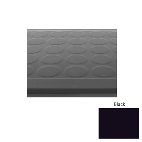 Rubber Black 100 Stair Tread Textured 1