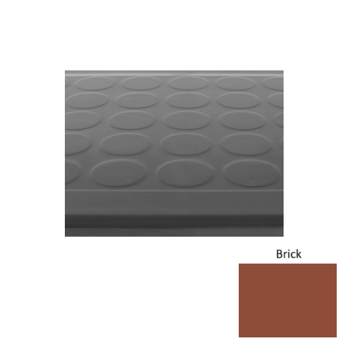 Rubber Brick 188 Stair Tread Textured 1