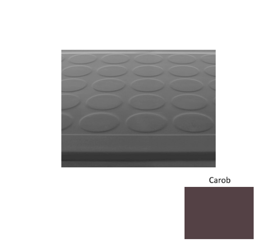 Rubber Carob 690 Stair Tread Textured 1