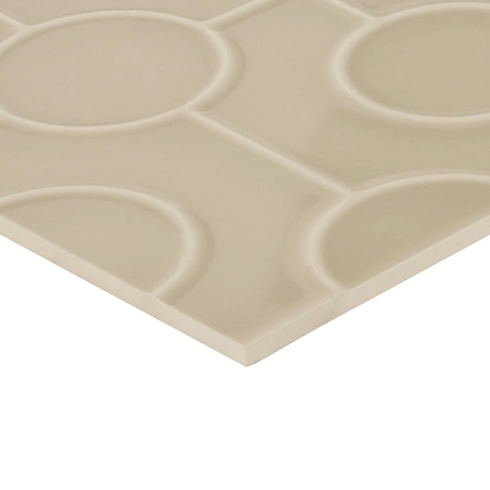 Luminique Ceramic Dune Circle 0184 Tile Glossy 3