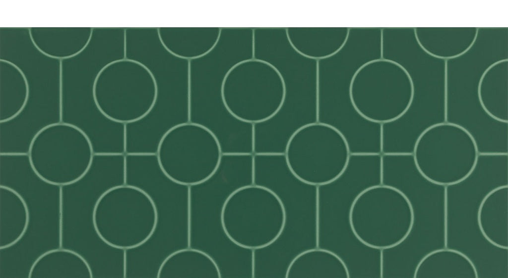 Luminique Ceramic Juniper Circle 0185 Tile Glossy 1