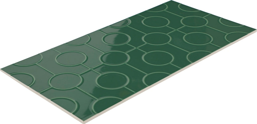 Luminique Ceramic Juniper Circle 0185 Tile Glossy 2