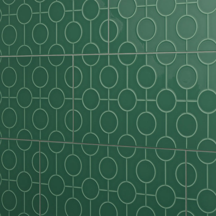 Luminique Ceramic Juniper Circle 0185 Tile Glossy 4