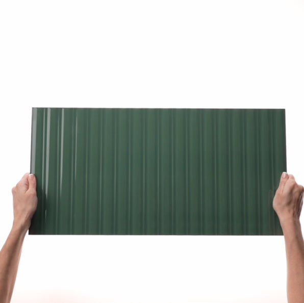 Luminique Ceramic Juniper Fluted 0185 Tile Glossy 6