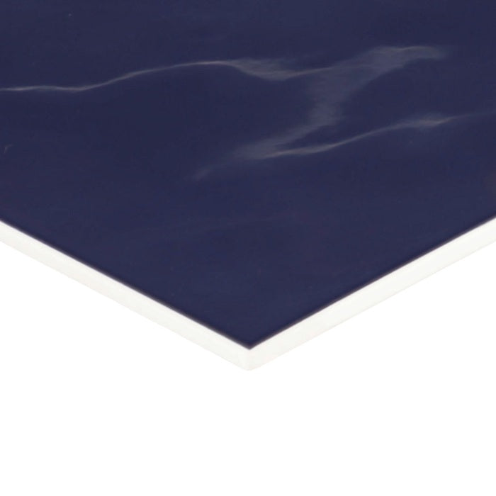 Luminique Ceramic Navy Hand Crafted K189 Tile Glossy 3