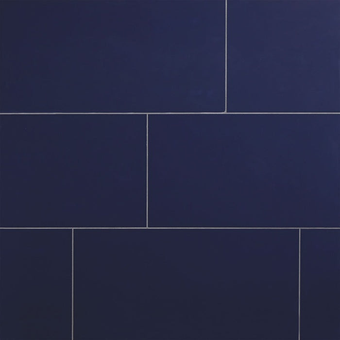 Luminique Ceramic Navy Hand Crafted K189 Tile Glossy 5