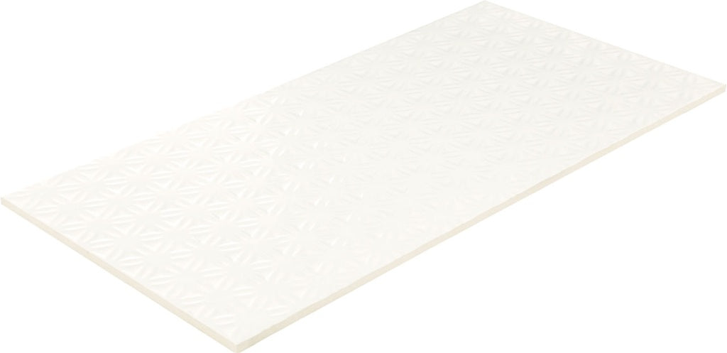 Luminique Ceramic Arctic White Weave 0190 Tile Glossy 2