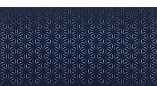 Luminique Ceramic Navy Weave K189 Tile Glossy 1