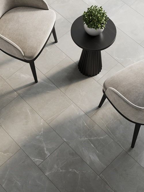 Luxury Amani Grey Porcelain Tile - Matte