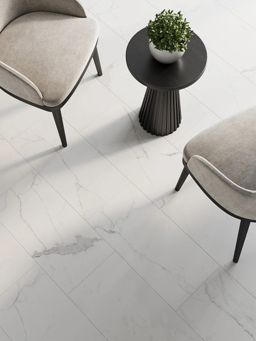 Luxury Calacatta Porcelain Tile - Polished