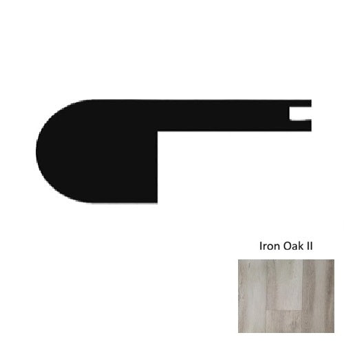 1300 Series Vinyl Light Cloud II Flush Stair Nose Embossed 1