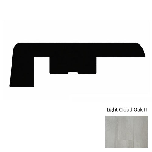 1000 Series Vinyl Light Cloud II End Cap Embossed 1