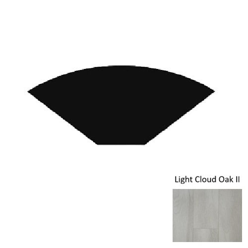 1000 Series Vinyl Light Cloud II Quarter Round Embossed 1